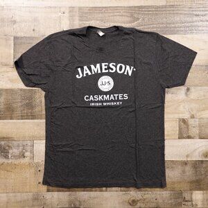 Jameson Caskmates Irish Whiskey Graphic T-Shirt Men’s XL Charcoal Bar Distillery